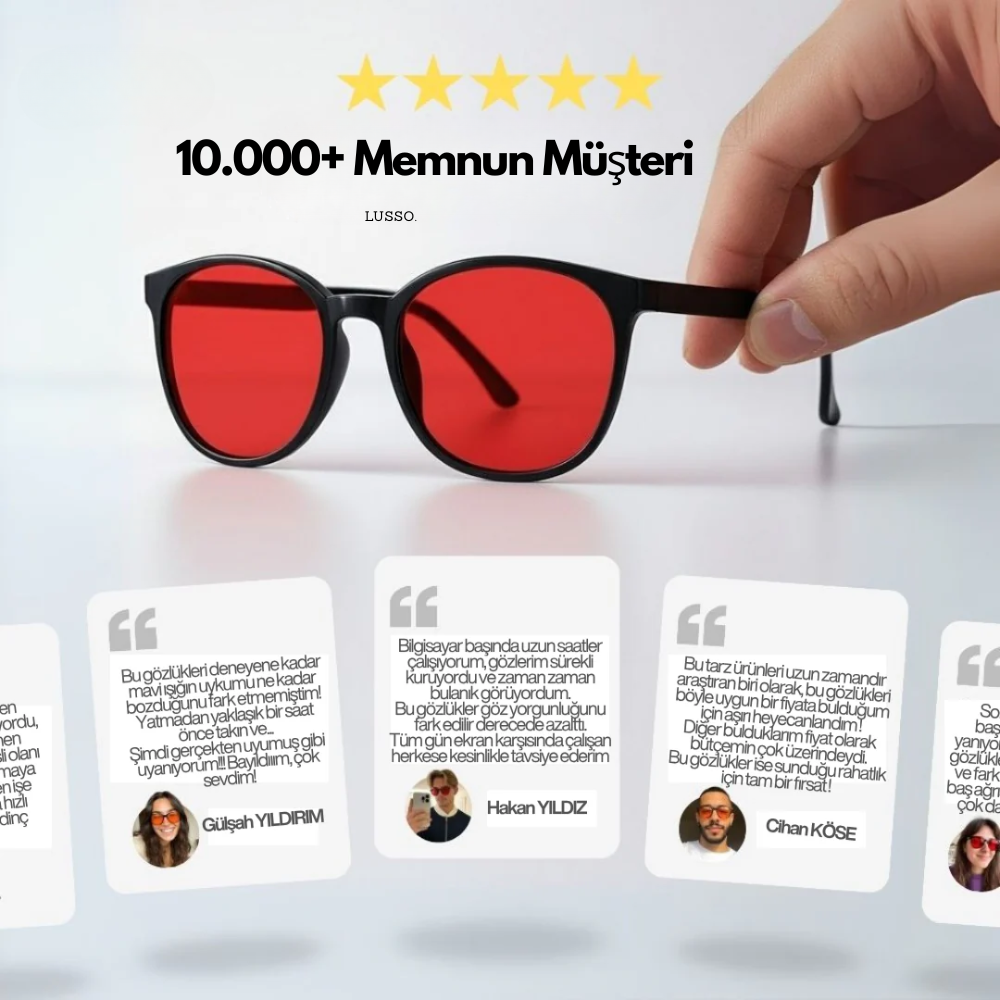 Lusso Flow | Mavi Işık Korumalı Gözlük